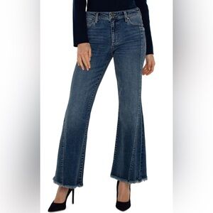 Liverpool Dark Blue Flare Jeans